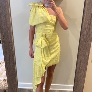 Lemon color short dress, size XS